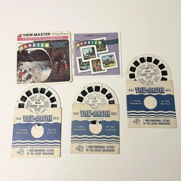1973 View Master Barbie Great American Photo Race 3 Reels  and Booklet - Picture 1 of 16